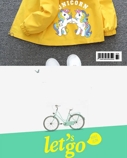 Deine zauberhafte Einhorn Jacke mit Kapuze!