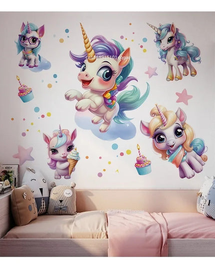 Dein zauberhaftes Einhorn Wandtattoo fürs