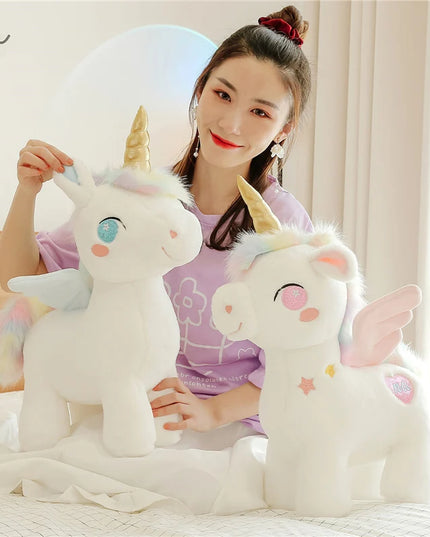Dein kuscheliges Einhorn Kissen mit Flügeln!