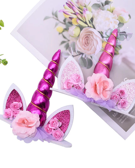 Glamouröser Einhorn Backform Topper