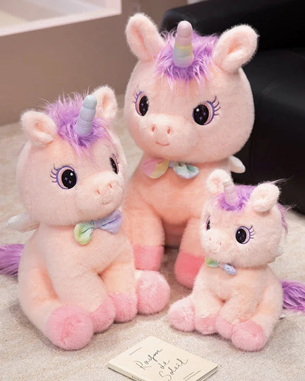Dein süßer Regenbogen Engel Einhorn Kissen!