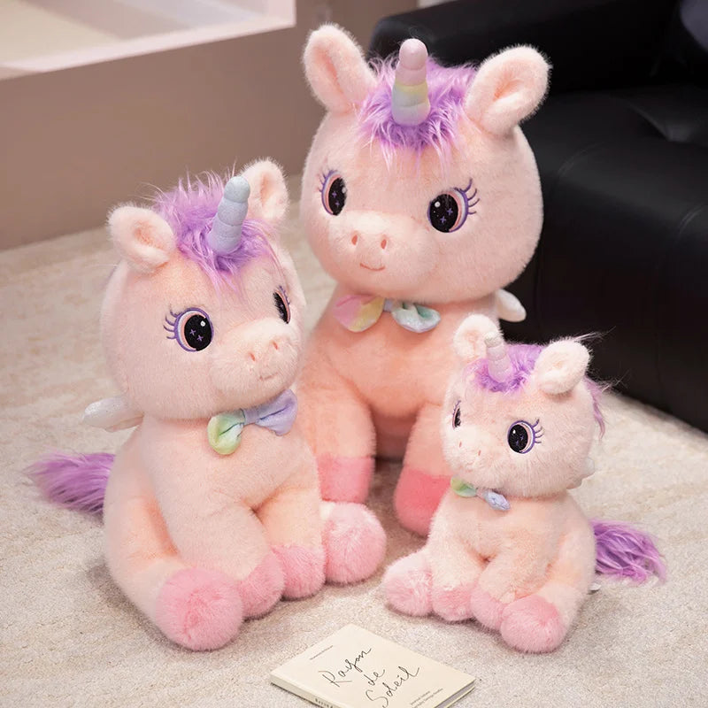 Dein süßer Regenbogen Engel Einhorn Kissen!