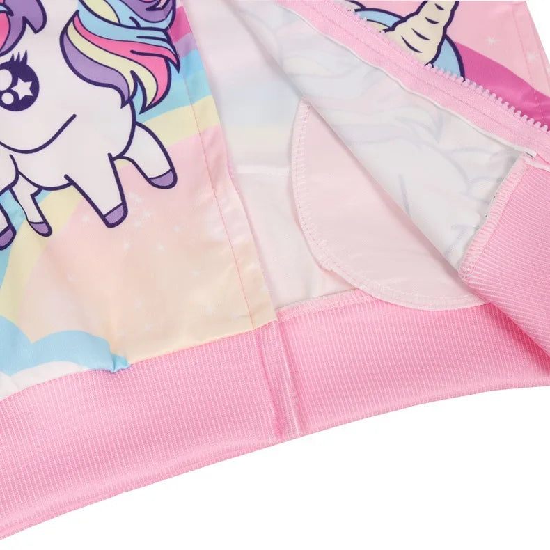 Deine zauberhafte Einhorn Jacke in Rosarot!