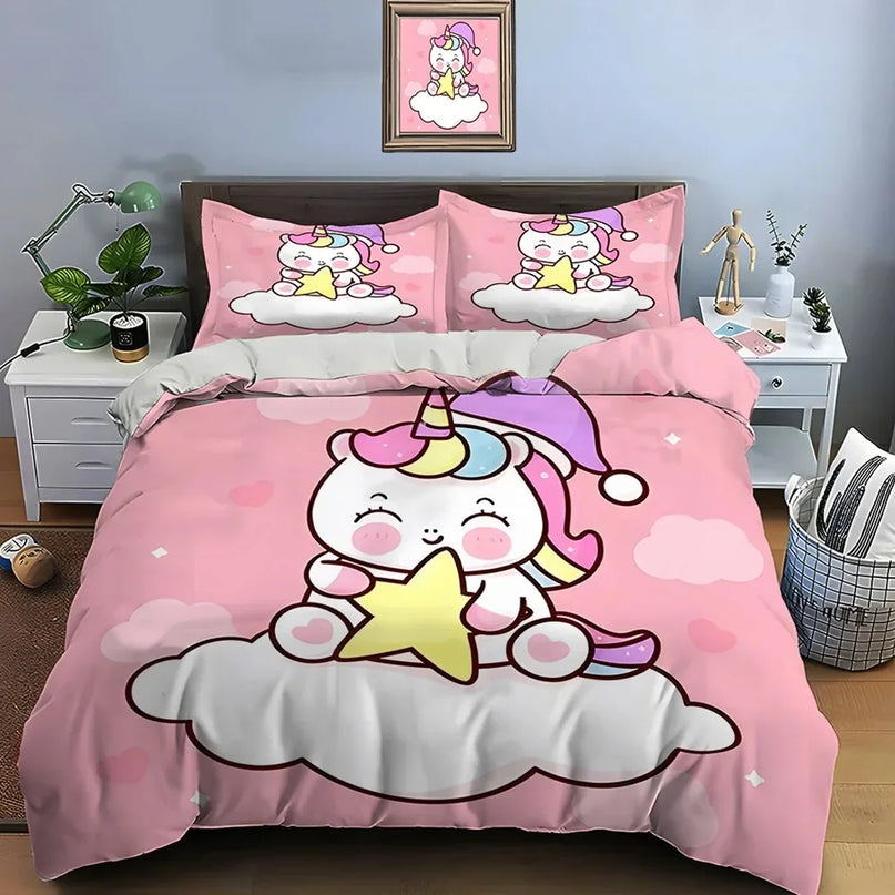 Deine Einhorn Bettwäsche für traumhafte