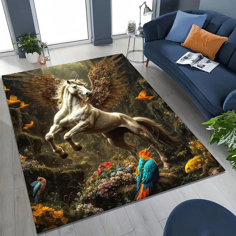 Dein Einhorn Sessel Regenbogen-Mädchen