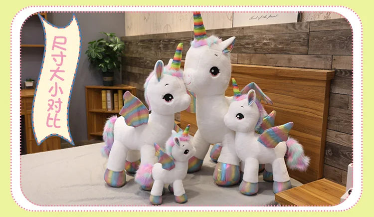 Dein flauschiges Einhorn Kissen mit Flügeln!