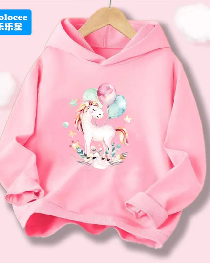 Dein magischer Einhorn Hoodie in Schwarz!