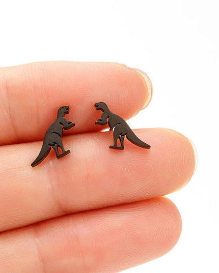 Silberne Einhorn Ohrringe Dino – Zeitlose