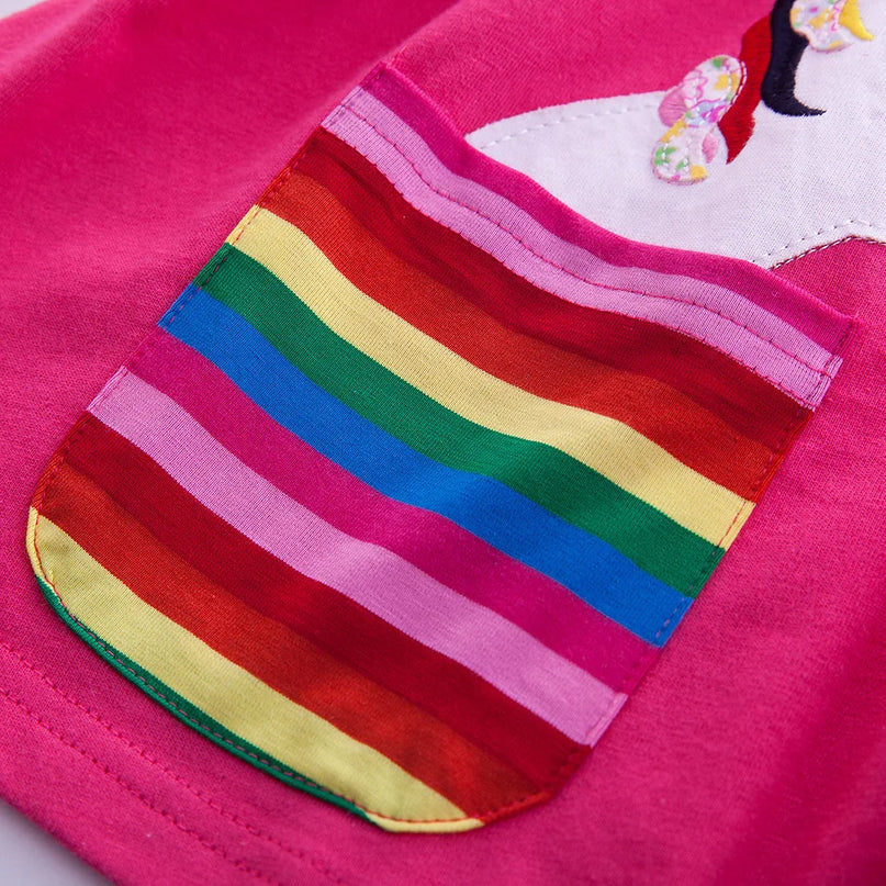 Strahlendes Einhorn Kleid für deine