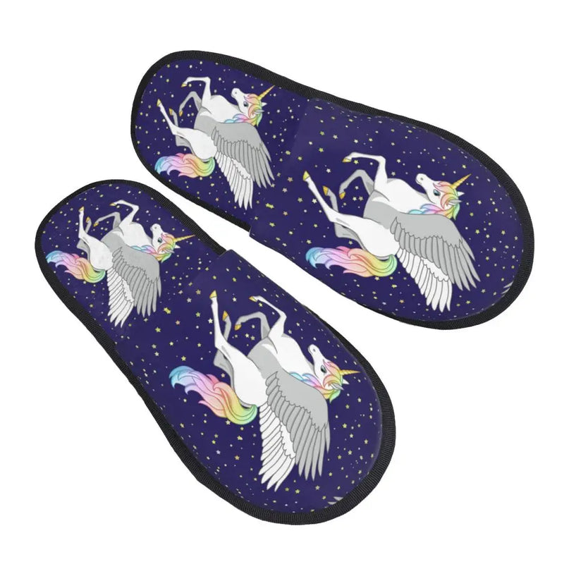 Deine flauschigen Einhorn Hausschuhe!