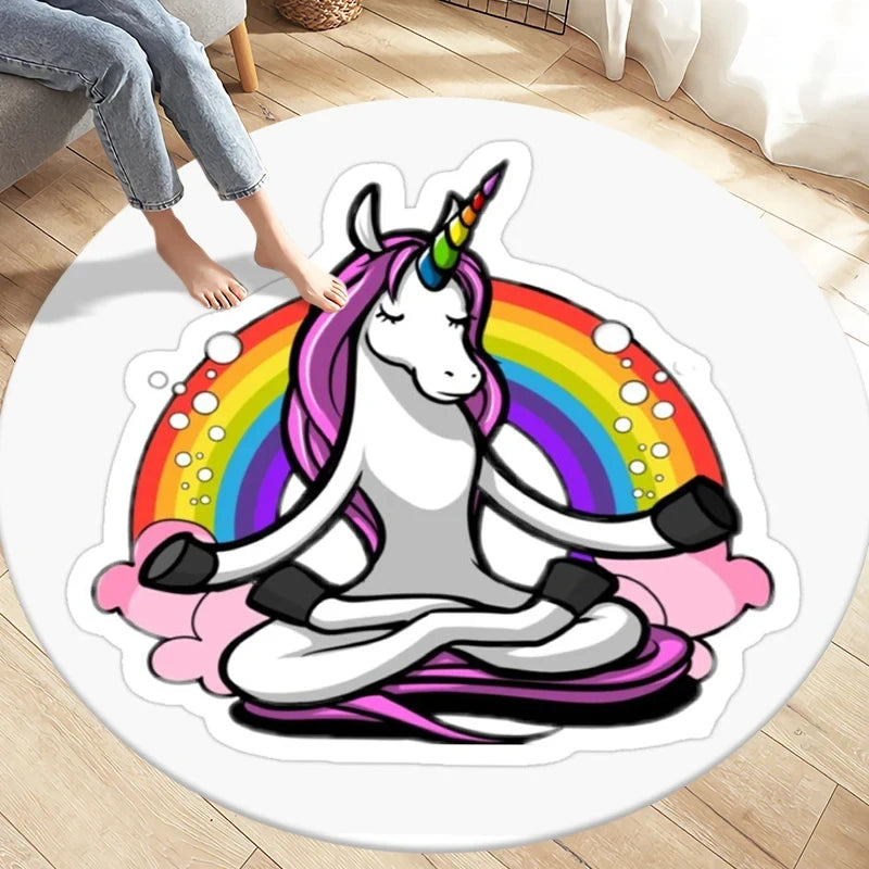 Glitzernder Einhorn Teppich für dein Zuhause!