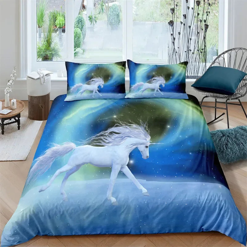 Flieg mit dieser Einhorn Bettwäsche in deine