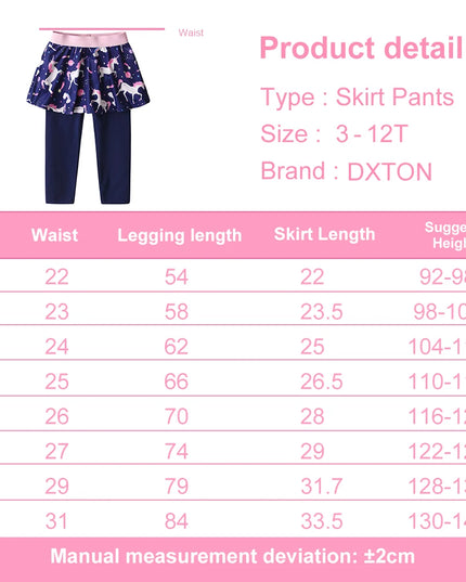 Einhorn Leggings mit Rock – Sommerlich