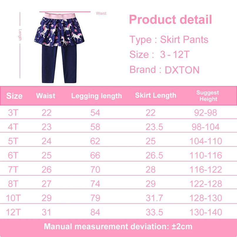 Einhorn Leggings mit Rock – Sommerlich