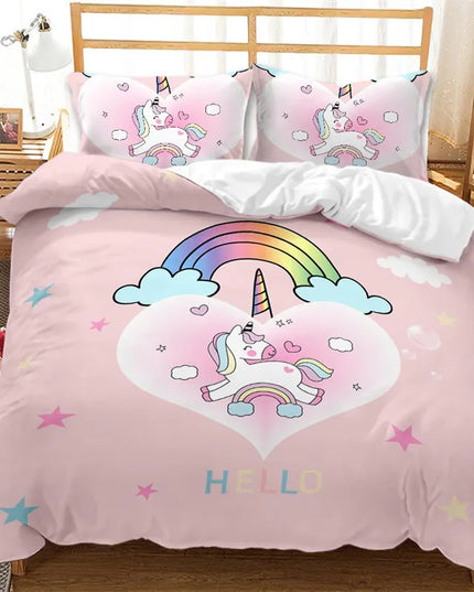 Dein leuchtendes Einhorn Bettwäsche-Set!