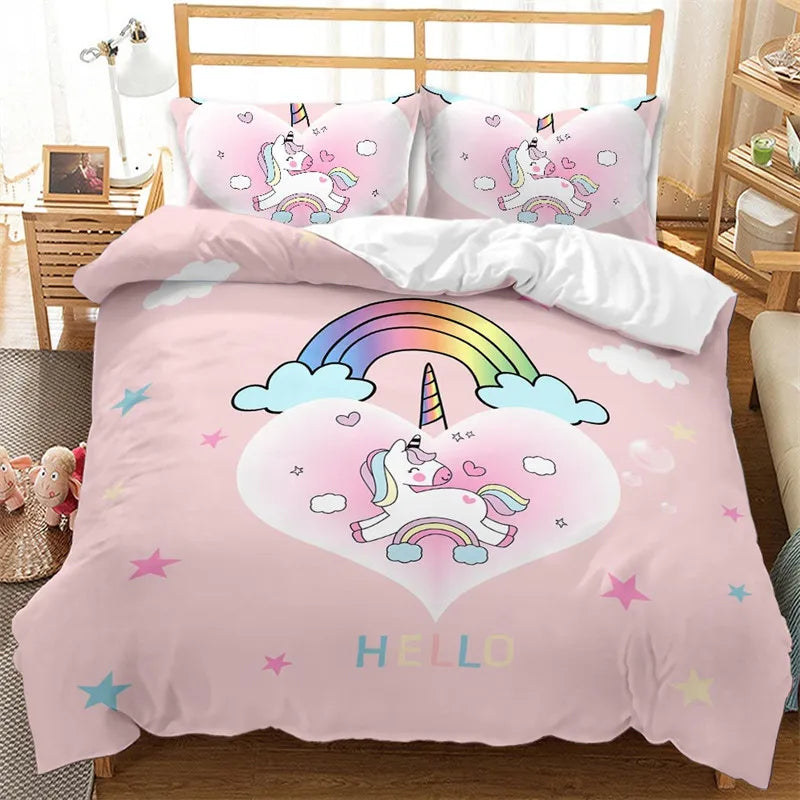 Dein leuchtendes Einhorn Bettwäsche-Set!