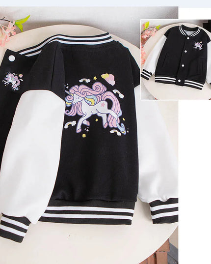 Deine trendige Einhorn Baseball Jacke in