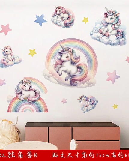 Dein zauberhaftes Einhorn Wandtattoo fürs