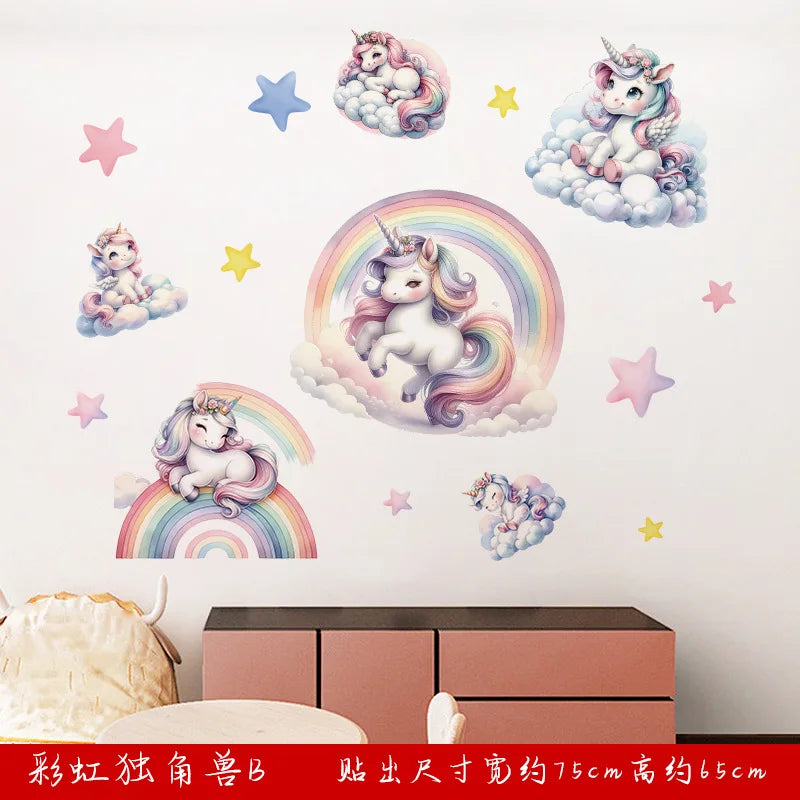 Dein zauberhaftes Einhorn Wandtattoo fürs