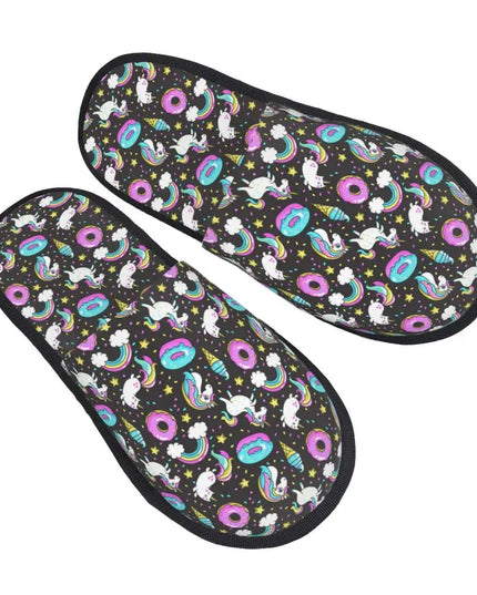 Fantasievolle Einhorn Hausschuhe für dich!