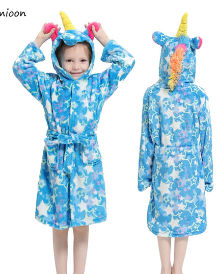 Dein kuscheliges blaues Einhorn Handtuch