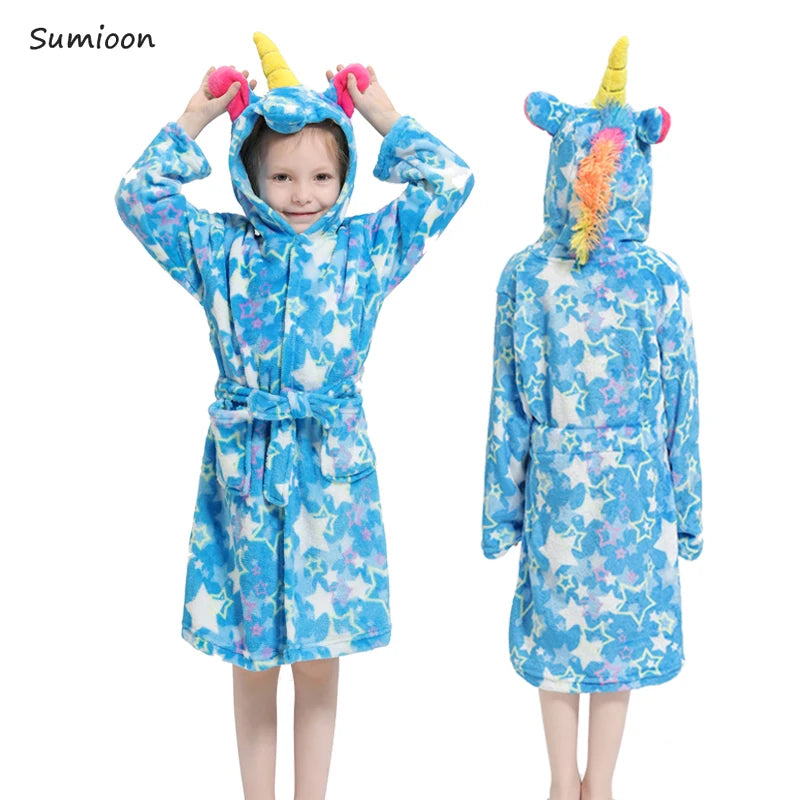 Dein kuscheliges blaues Einhorn Handtuch