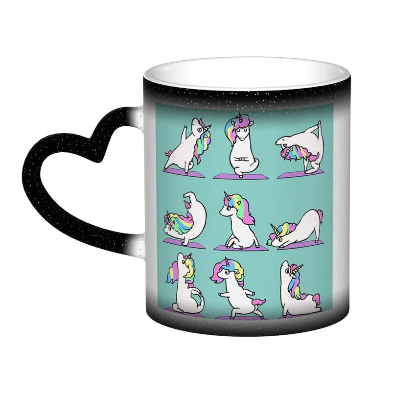 Blaues Einhorn-Glück: Deine Yoga-Tasse!