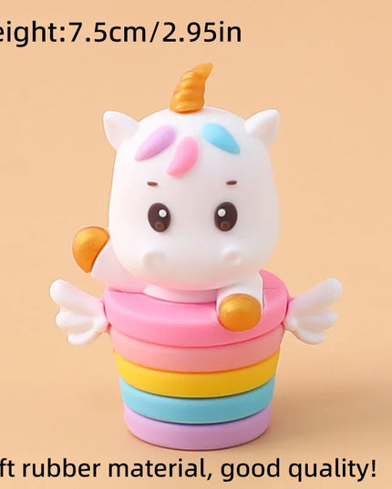 Regenbogen Einhorn Backform Topper