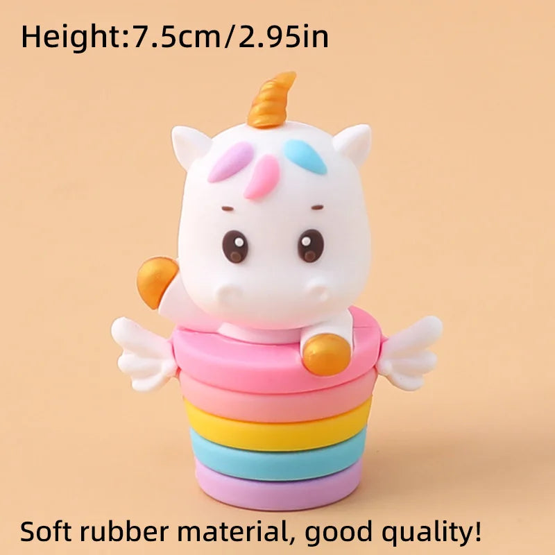 Regenbogen Einhorn Backform Topper