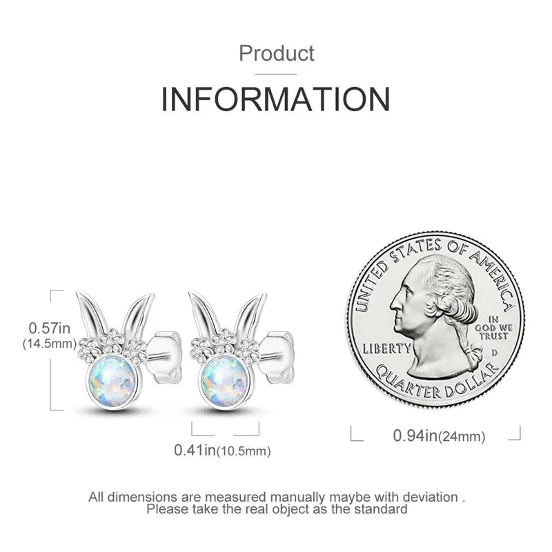 Süße Einhorn Ohrstecker aus 925 Silber