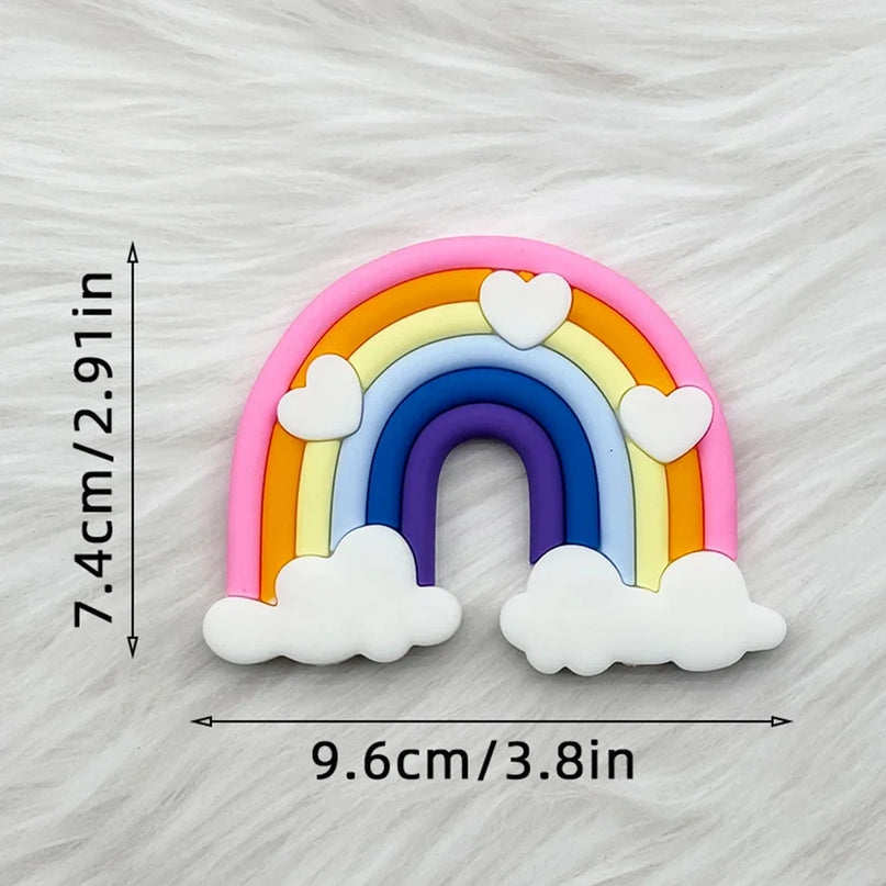 Regenbogen Einhorn Backform Topper