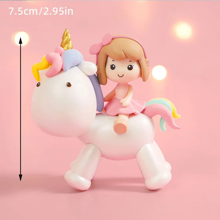 Regenbogen Einhorn Backform Topper