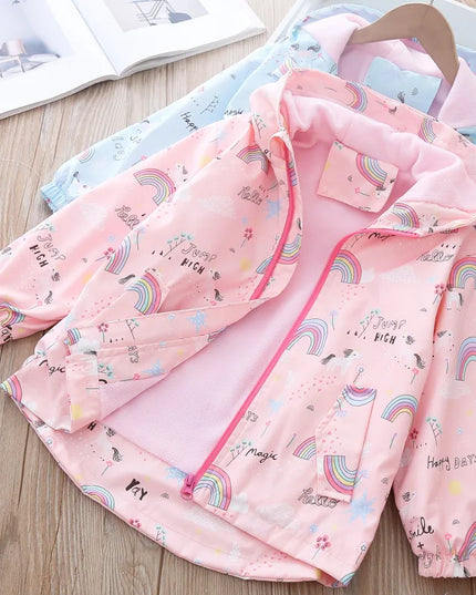 Deine zauberhafte Regenbogen Einhorn Jacke