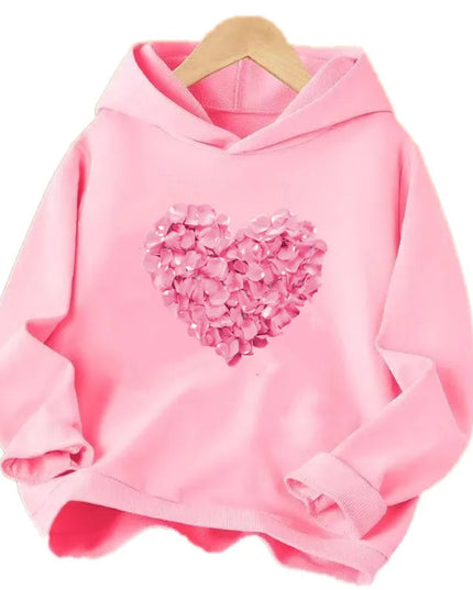 Strahlender Einhorn Hoodie für kleine