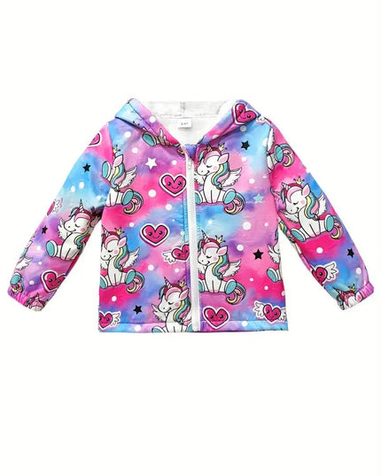 Kuschelige Einhorn Jacke für kalte Tage