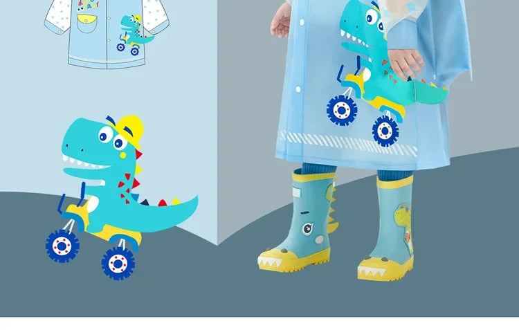 Dein Einhorn Regenponcho mit Rucksack-Platz!