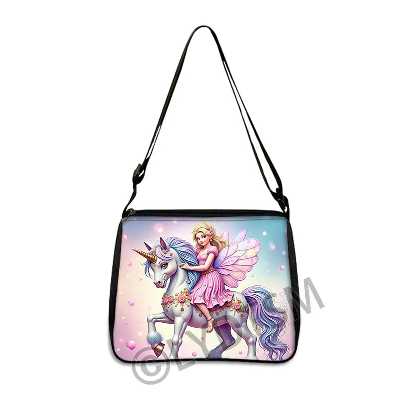Deine strahlende Einhorn Umhängetasche