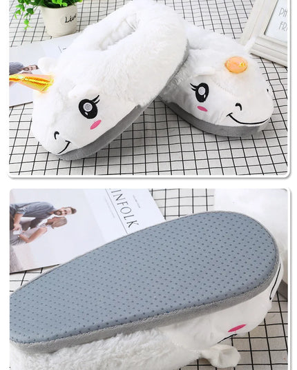 Deine lila Einhorn Hausschuhe für Träume!