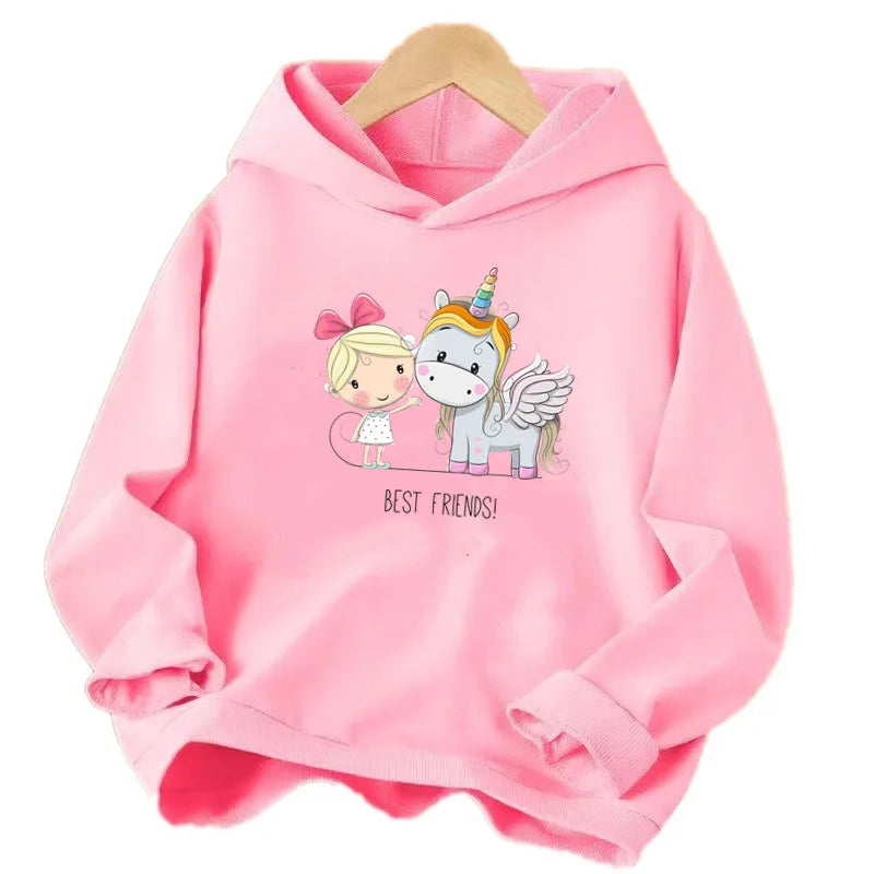 Dein cooler Einhorn Hoodie Schwarz!
