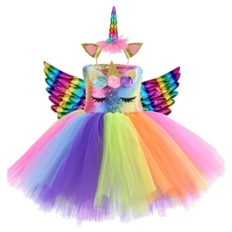 Dein traumhaftes Riesen Einhorn Tüllkleid!