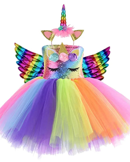 Dein Riesen Einhorn Tutu Kleid: