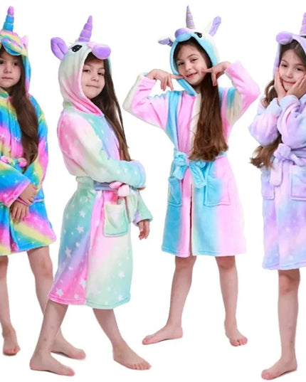 Flauschiger Einhorn Pyjama für deine