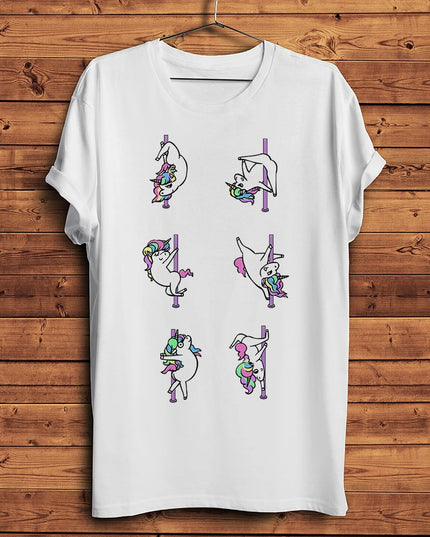 Dein witziges Einhorn Kleid mit Tanz-Motiv