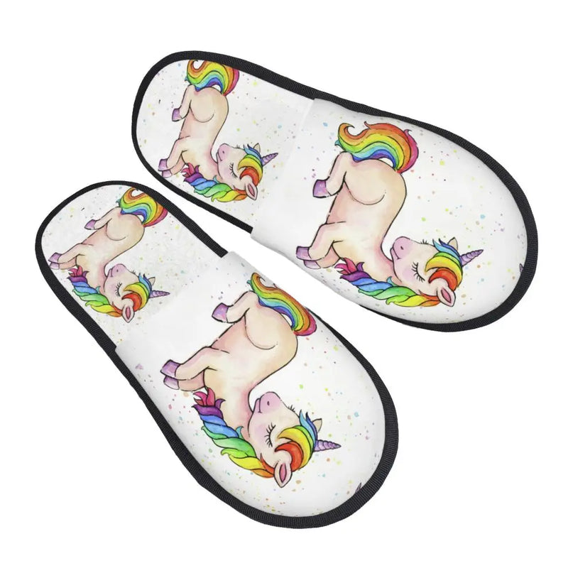 Deine kuscheligen Einhorn Hausschuhe zum
