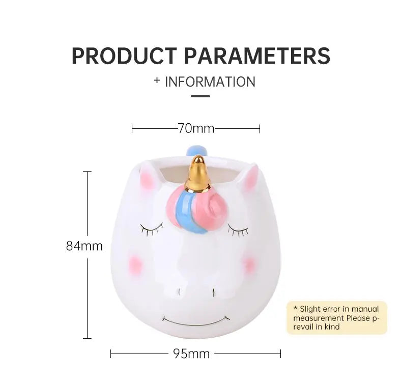 Deine handbemalte Regenbogen Einhorn Tasse!