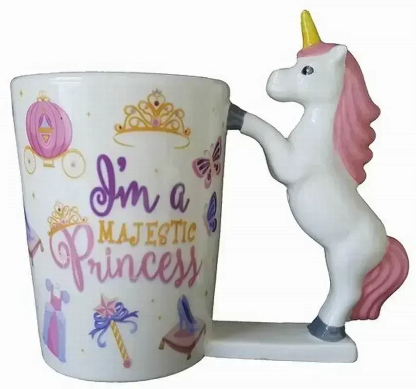 Deine Einhorn Tasse mit Tiergriff!