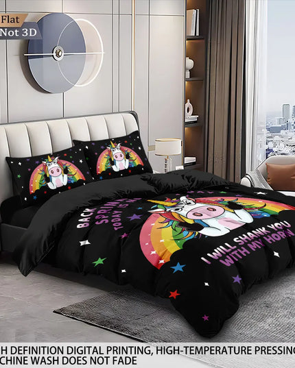 Deine Traumhafte Bunte Einhorn Bettwäsche