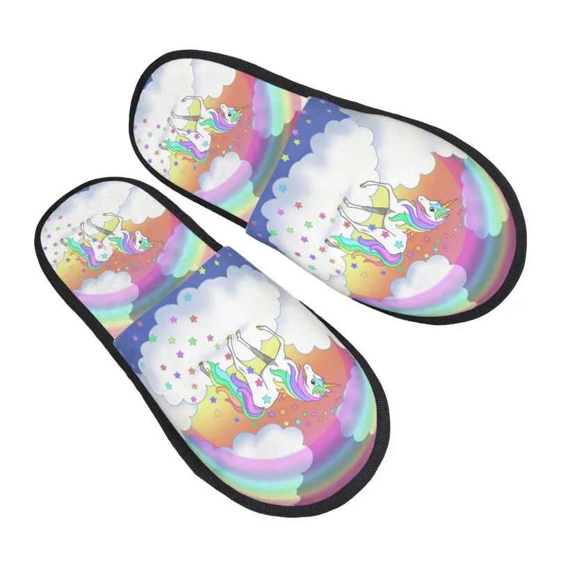 Fantasievolle Einhorn Hausschuhe für dich!