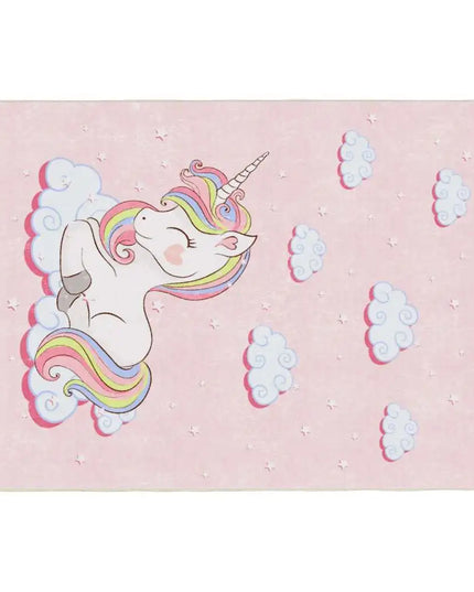 Dein kuscheliger Einhorn Teppich in Pink