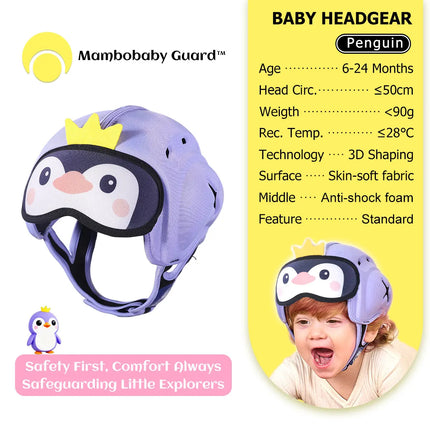 Niedliches Einhorn Kissen im Pinguin-Design als Baby-Kopfschutz für Kleinkinder beim Krabbeln und Laufen